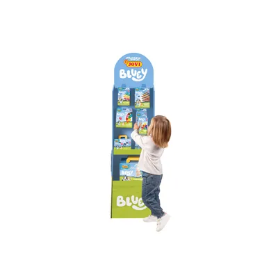 JOVI Expositor de Suelo Jovi Bluey My First Nueva Colección 113 Unidades Surtidas