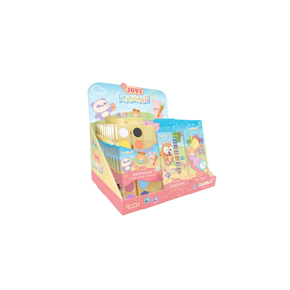 Expositor de Sobremesa Jovi Serie Kawaii 48 Unidades Surtidas