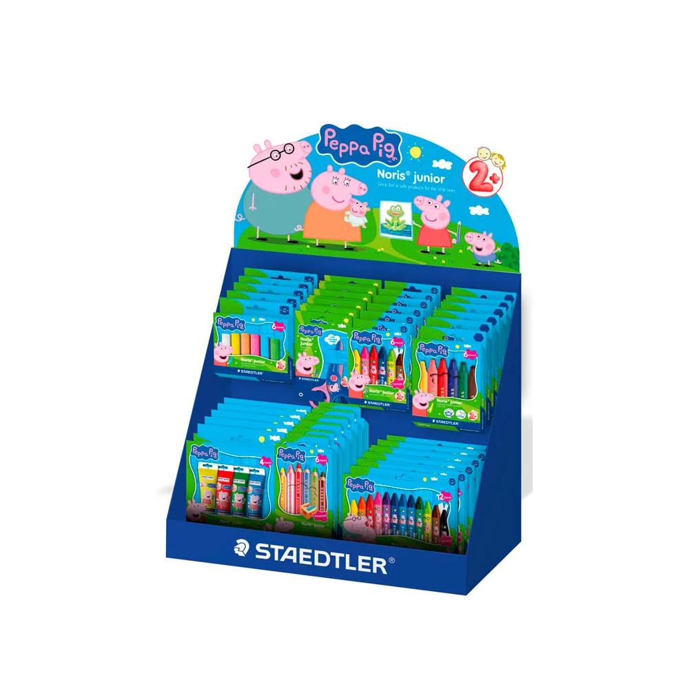 Expositor Sobremesa Staedtler Gama Noris Junior Peppa Pig 48 Unidades Surtidas