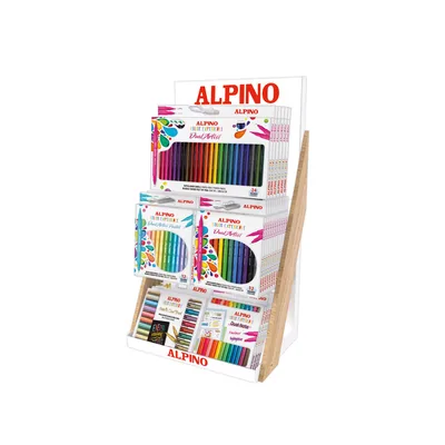 ALPINO Expositor Sobremesa Alpino Madera Color Experience