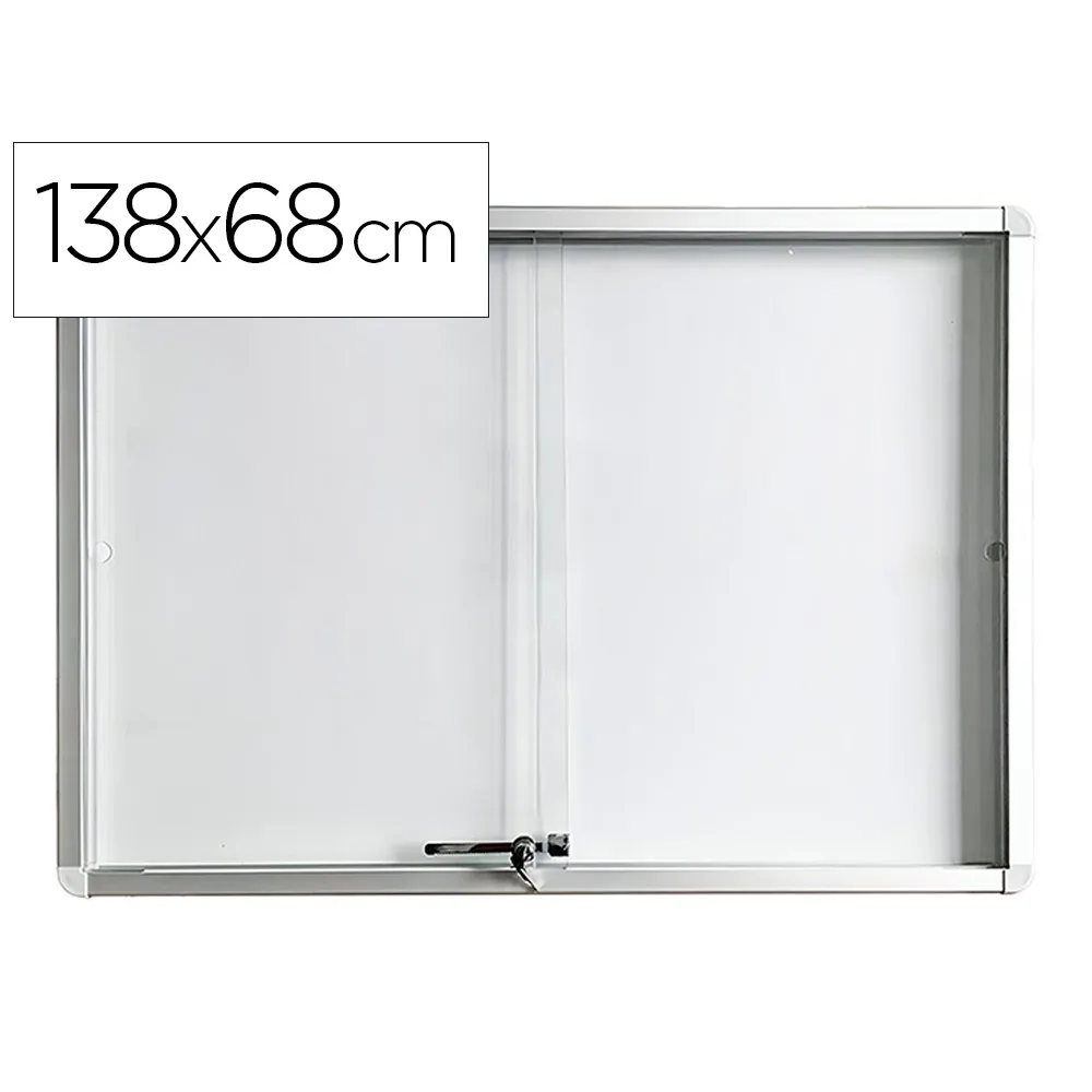 Vitrina de Anuncio Rocada Lacada Magentica Puerta Corredera 12XA4