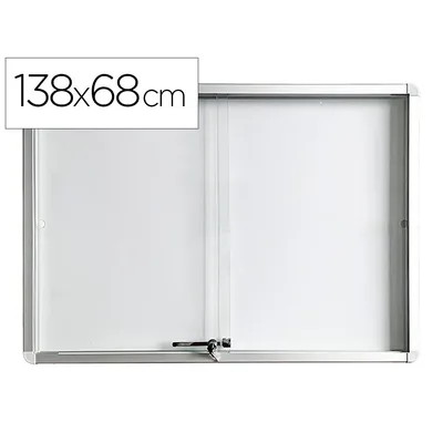ROCADA Vitrina de Anuncio Rocada Lacada Magentica Puerta Corredera 12XA4