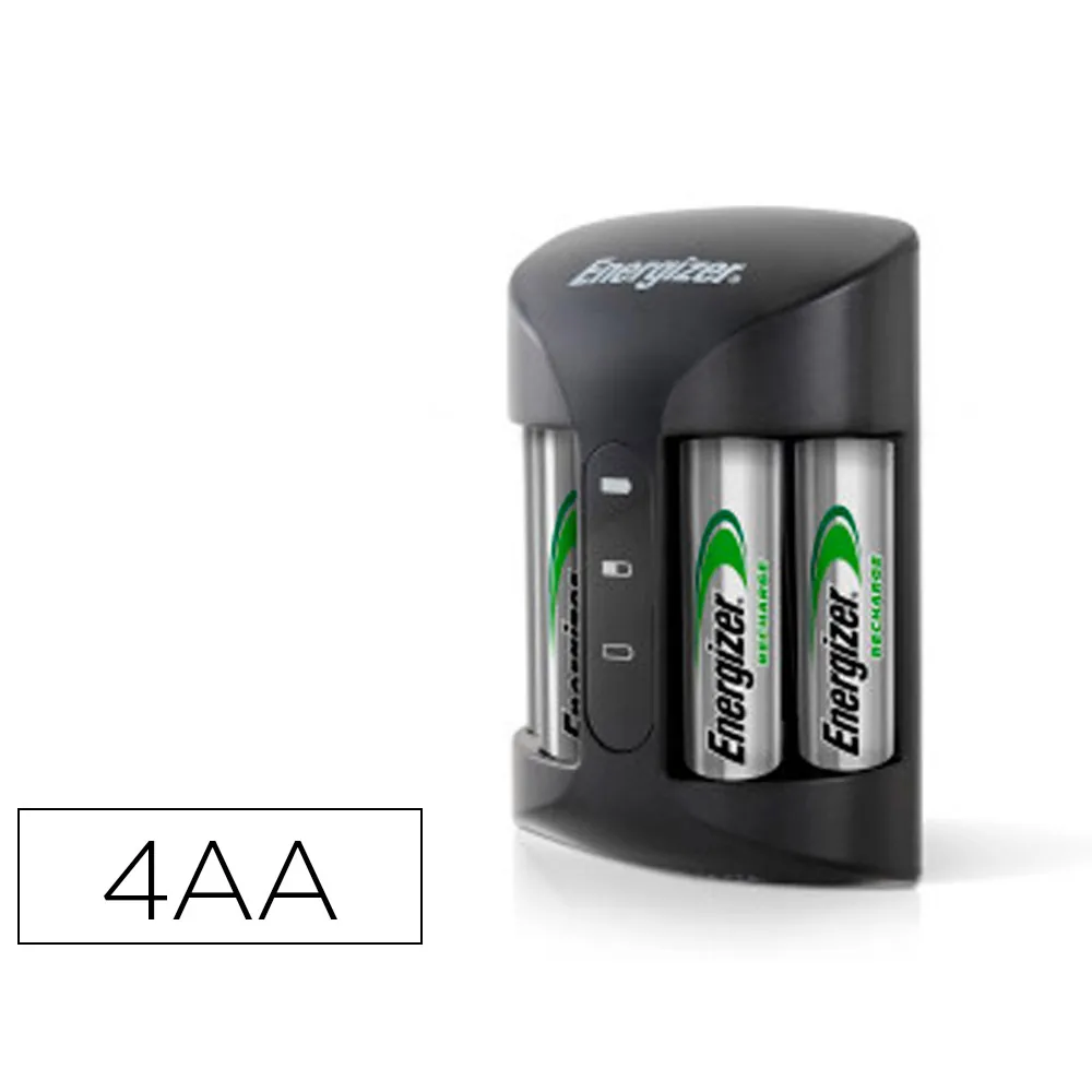 Cargador de Pilas Recargables Energizer Pro Incluye 4 Pilas Aa 2000 Mah