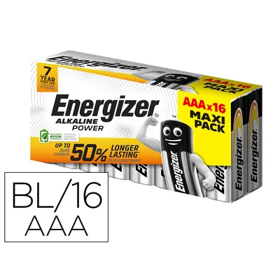 ENERGIZER Pila Energizer Alcalina Power Aaa Blister de 16 Unidades