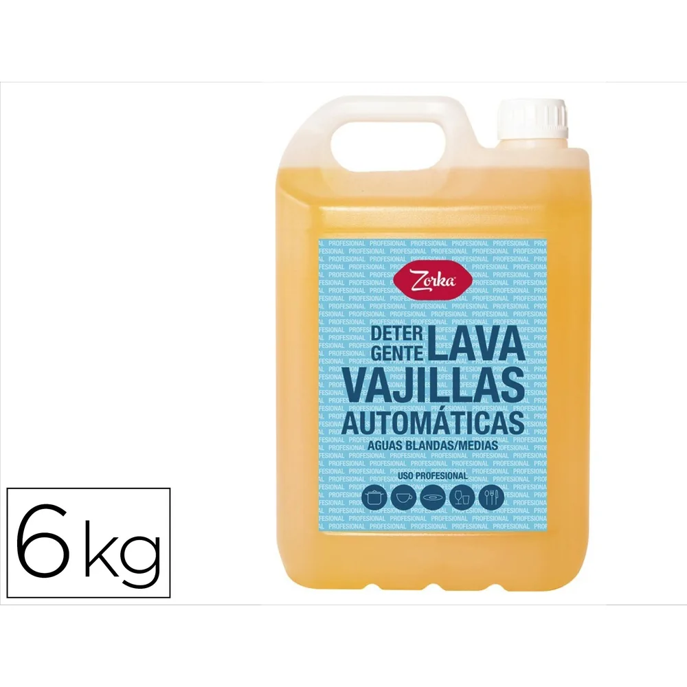 Detergente Lavavajillas Zorka Automaticas Aguas Blandas/medias 6 KG