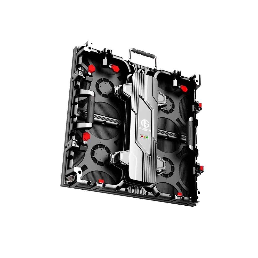 Panel Led Moson Serie Me 3,9 MM SMD1820 Uso Exterior 128X128 Px 3840 Hz IP65/IP54 500X500X85 MM 7 KG