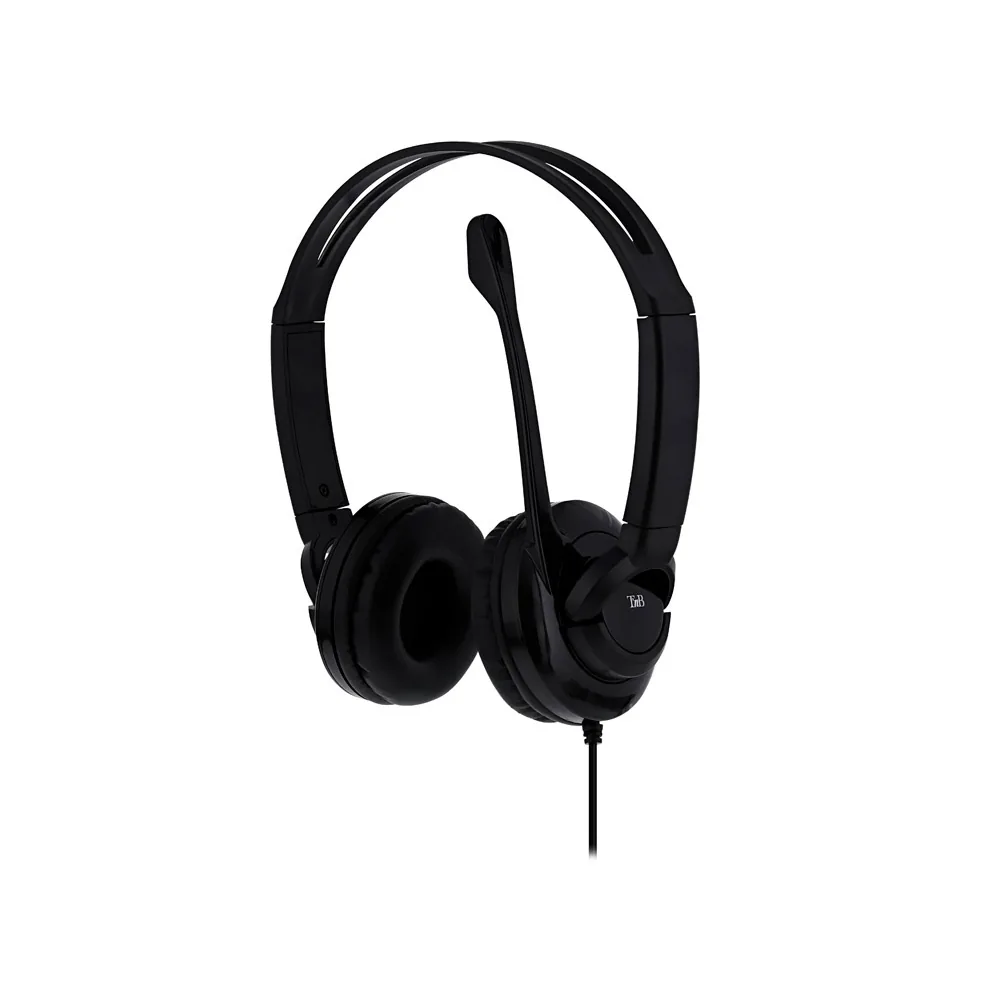 Auriculares Tnb HS-200 Multimedia con Microfono Usb Color Negro