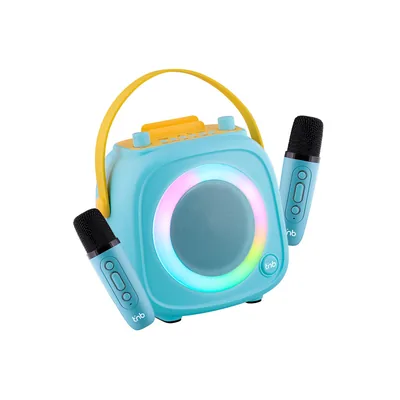 TNB Karaoke Tnb Infantil 10 W Bluetooth con Luces Led y 2 Microfonos Color Azul