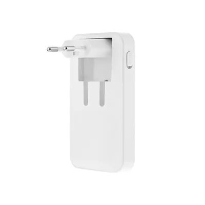 TNB Cargador de Pared Tnb Gan 65 W 2XUSB-C+ Usb-a Plegable Color Blanco