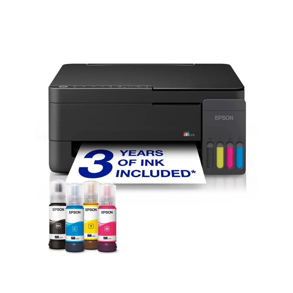Equipo Multifuncion Epson Ecotank ET-2910 Tinta Color DIN A4 10 Ppm Negro / 5 Ppm Color Wifi Impresora Escaner
