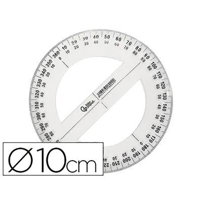 PLA Circulo Plastico Liderpapel 10 CM
