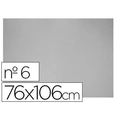 BLANCA Carton Gris Nº 6 75X105 CM Hoja