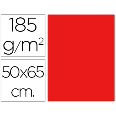 GUARRO Cartulina Guarro Roja 50X65 CM 185 GR