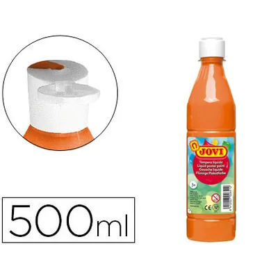 JOVI Tempera Liquida Jovi Escolar 500 ML Naranja