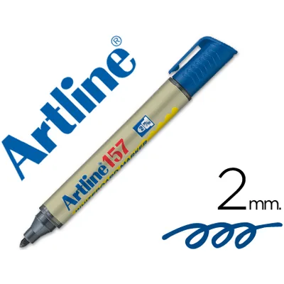 ARTLINE Rotulador Artline Pizarra EK-157 Azul Punta Redonda 2 MM