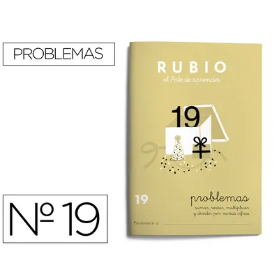 RUBIO Cuaderno Rubio Problemas Nº 19