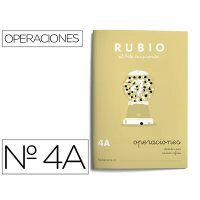 RUBIO Cuaderno Rubio Problemas Nº 4A