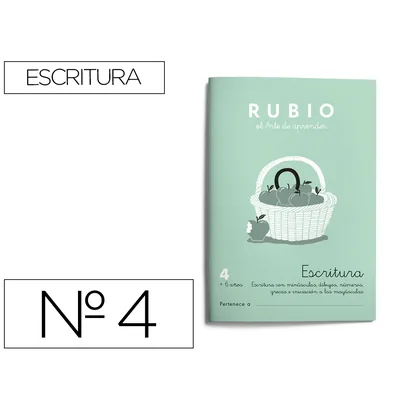 RUBIO Cuaderno Rubio Caligrafia Nº 4
