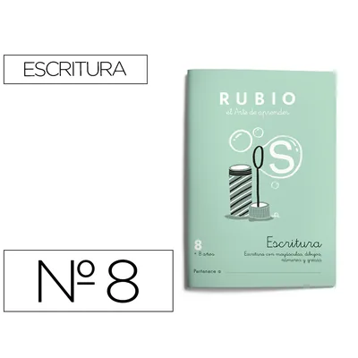 RUBIO Cuaderno Rubio Caligrafia Nº 8