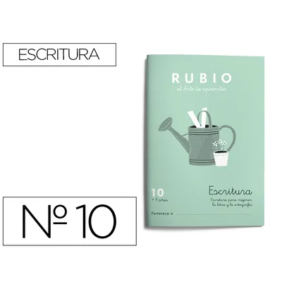 RUBIO Cuaderno Rubio Caligrafia Nº 10
