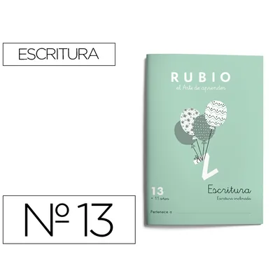 RUBIO Cuaderno Rubio Caligrafia Nº 13