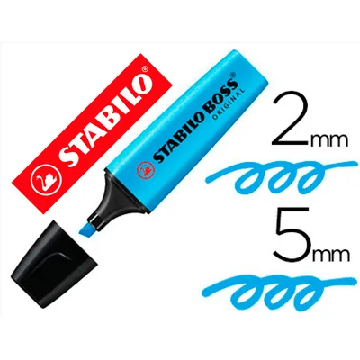 STABILO Rotulador Stabilo Boss Fluorescente 70 Azul
