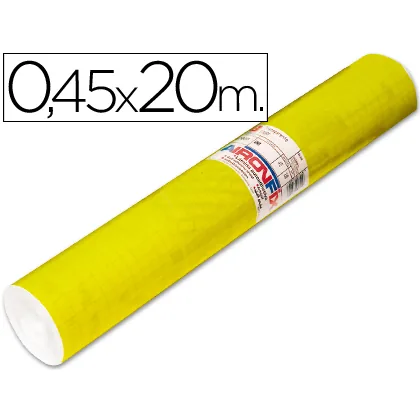 Rollo Adhesivo Aironfix Unicolor Amarillo Brillo 67007 Rollo de 20 M