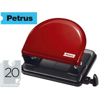 PETRUS Taladrador Petrus 52 Rojo Capacidad 20 Hojas