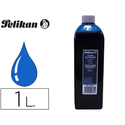 PELIKAN Tinta Tampon Pelikan Azul Bote 1 Litro
