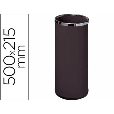 SIE Paraguero Metalico 301 Negro Aros Cromado 50X21,5 CM