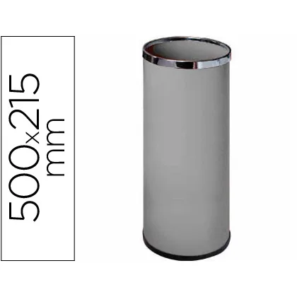 Paraguero Metalico 301 Gris Aros Cromado 50X21,5 CM