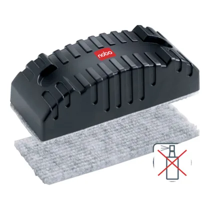 Borrador Nobo Magnetico para Pizarra Blanca Color Negro 60X138X45 MM