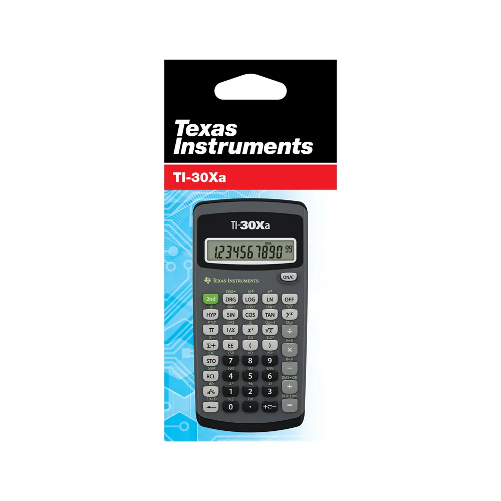 Calculadora Texas Instruments TI-30XA Cientifica 1 Linea 10 Digitos