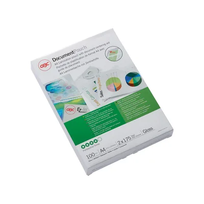 GBC Bolsa de Plastificar Gbc DIN A4 2X175 Micras Caja de 100 Unidades