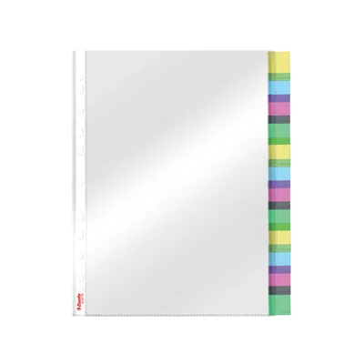 ESSELTE Funda Multitaladro Esselte con Pestañas DIN A4 Polipropileno Cristal con Refuerzo 85 Mc Pack de 12