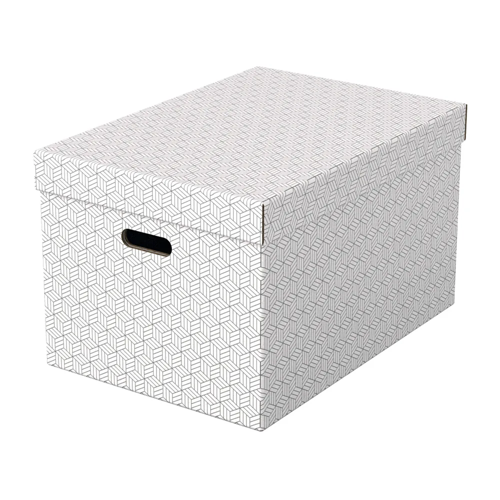 Caja Almacenamiento Esselte Grande Color Blanco 510X355X305 MM Pack de 3 Unidades