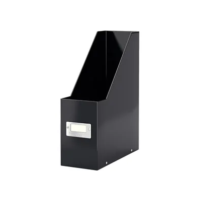 LEITZ Revistero Leitz Click & Store con Portaetiquetas Color Negro 103X170X235 MM