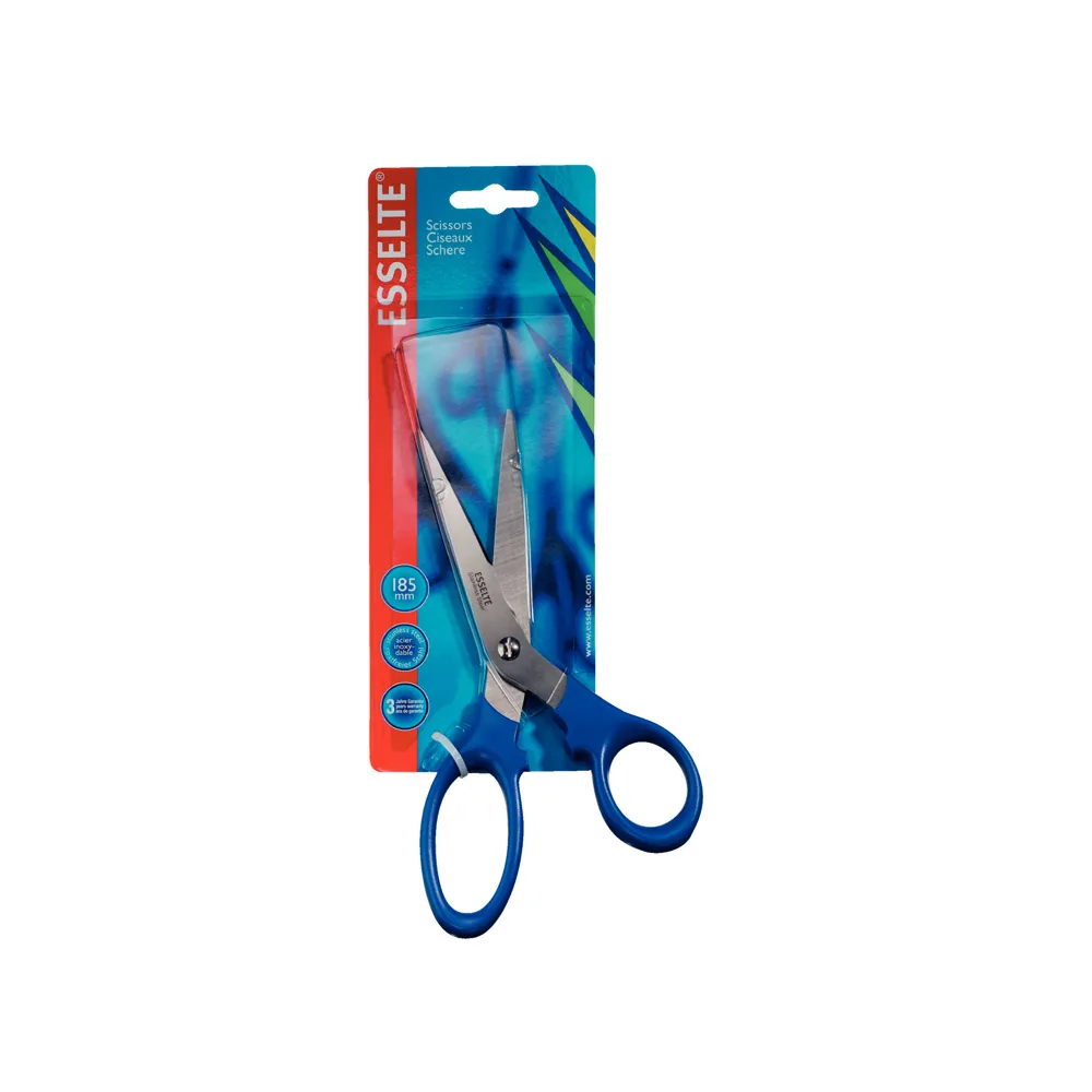 Tijera Oficina Esselte Gama Premium 185 MM Color Azul