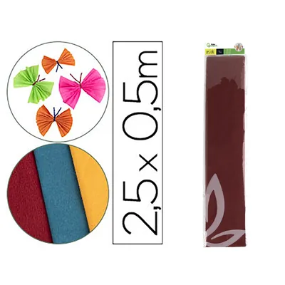 LIDERPAPEL Papel Crespon Liderpapel 50 CM X 2.5M 34G/M2 Burdeos