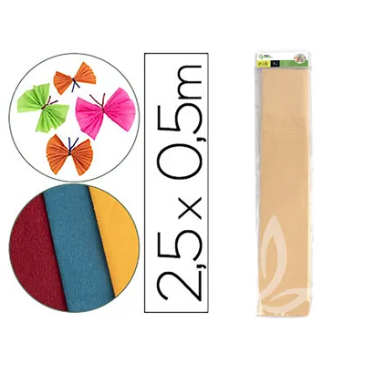 LIDERPAPEL Papel Crespon Liderpapel 50 CM X 2.5M 34G/M2 Salmon