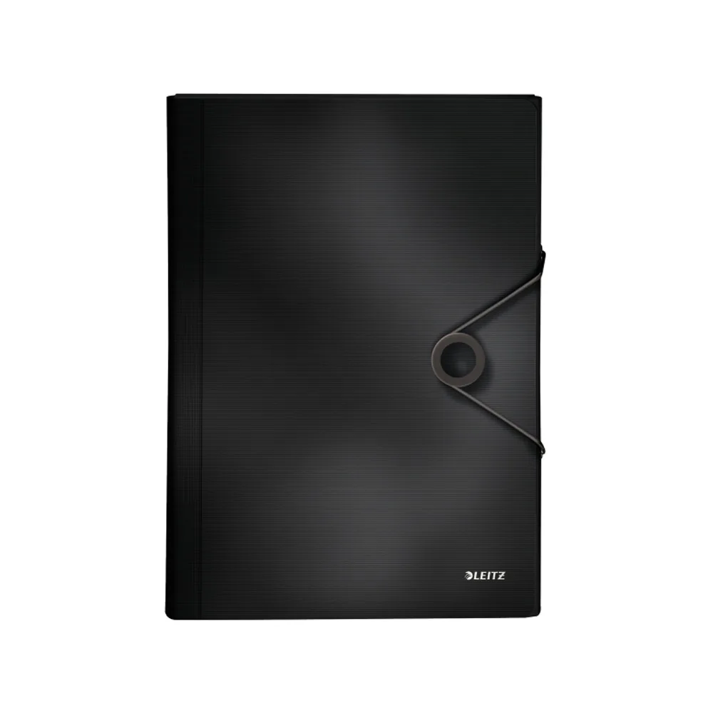 Carpeta Clasificadora Leitz Solid DIN A4 Polipropileno 6 Separadores + 1 Extra Color Negro