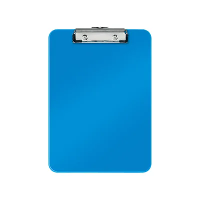 LEITZ Carpeta Leitz Wow Plastico Rigido DIN A4 con Pinza Superior Color Azul