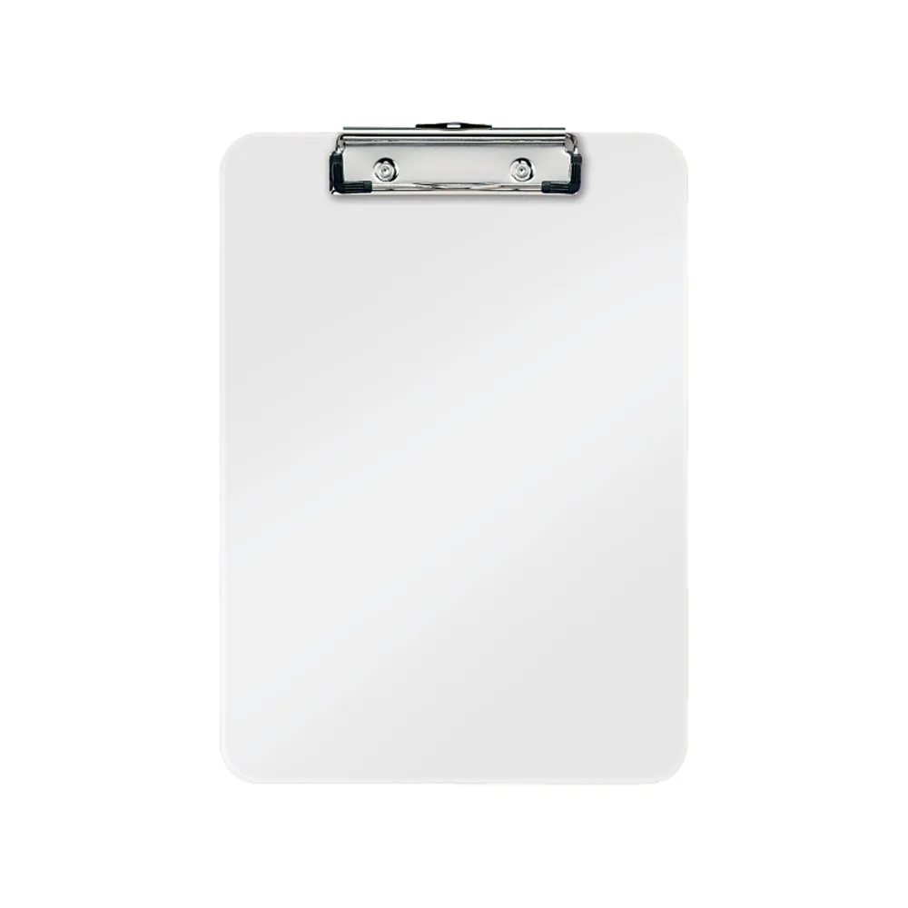 Carpeta Leitz Wow Plastico Rigido DIN A4 con Pinza Superior Color Blanco