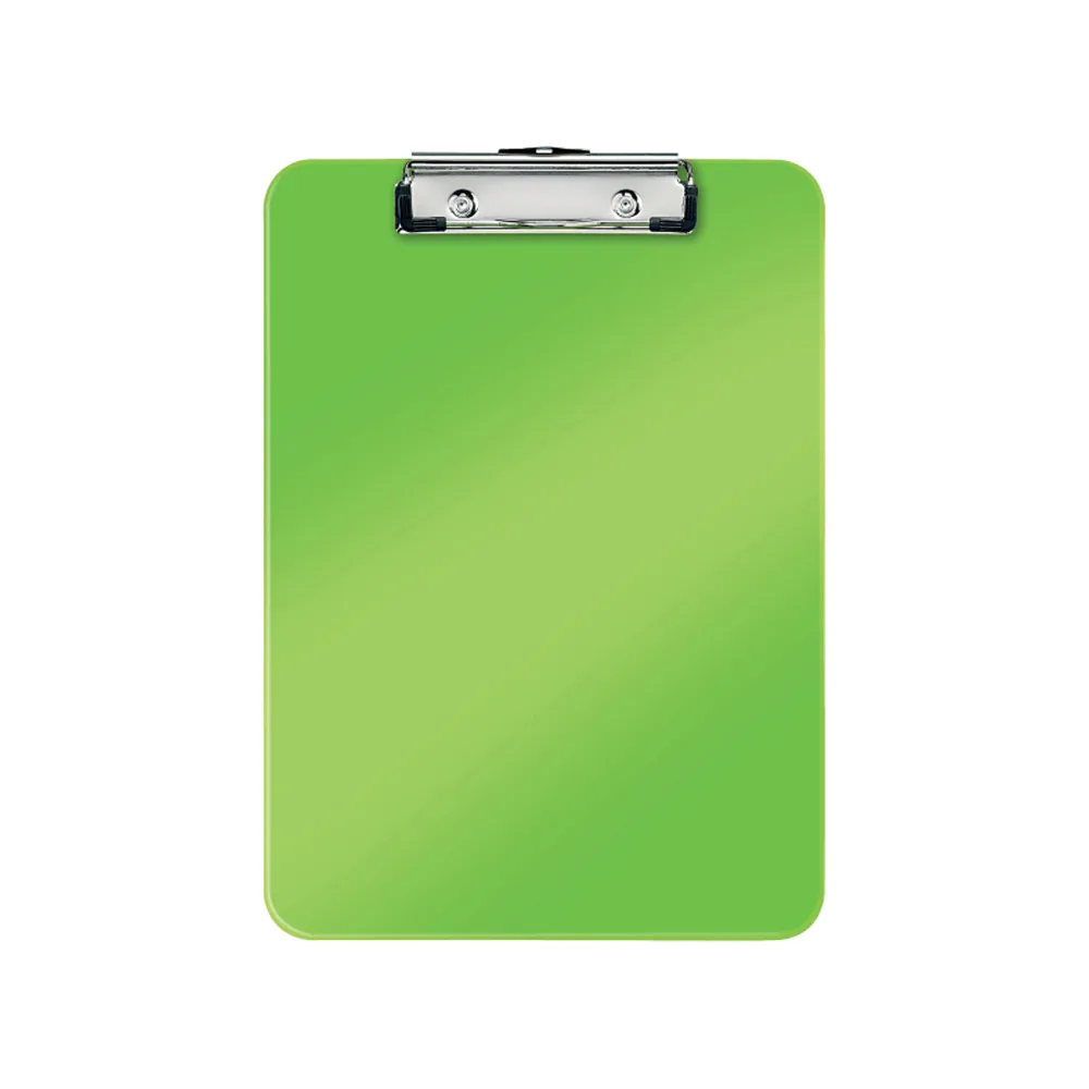 Carpeta Leitz Wow Plastico Rigido DIN A4 con Pinza Superior Color Verde
