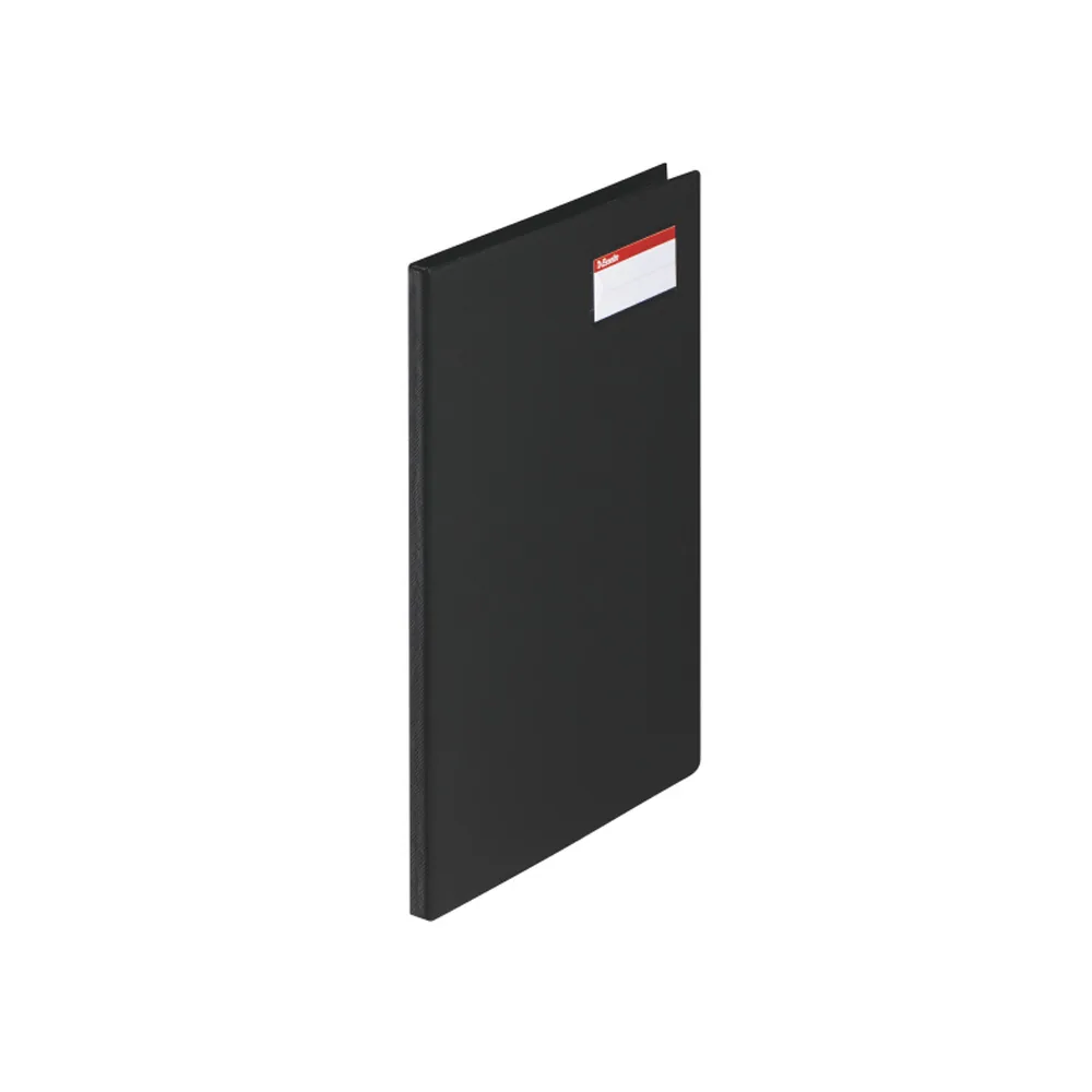 Carpeta Esselte Miniclips con Tapa Plastico Tarjetero y Bolsa Interior DIN A4+ Color Negro