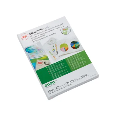 GBC Bolsa de Plastificar Gbc DIN A3 2X175 Mc Caja de 100 Unidades