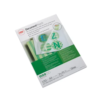 GBC Bolsa de Plastificar Gbc DIN A3 2X75 Mc Caja de 100 Unidades