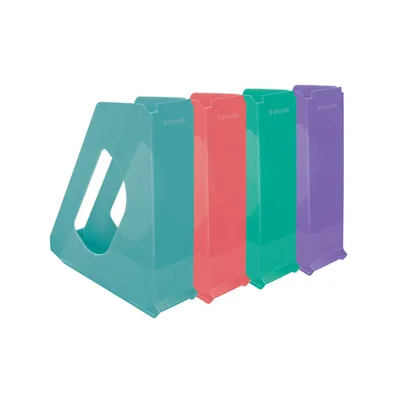 ESSELTE Revistero Esselte Colour'breeze Plastico Colores Surtidos 72X256X260 MM
