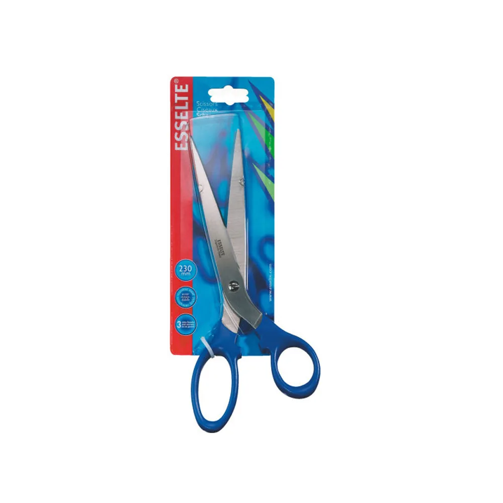 Tijera Esselte Gama Premium 230 MM Color Azul