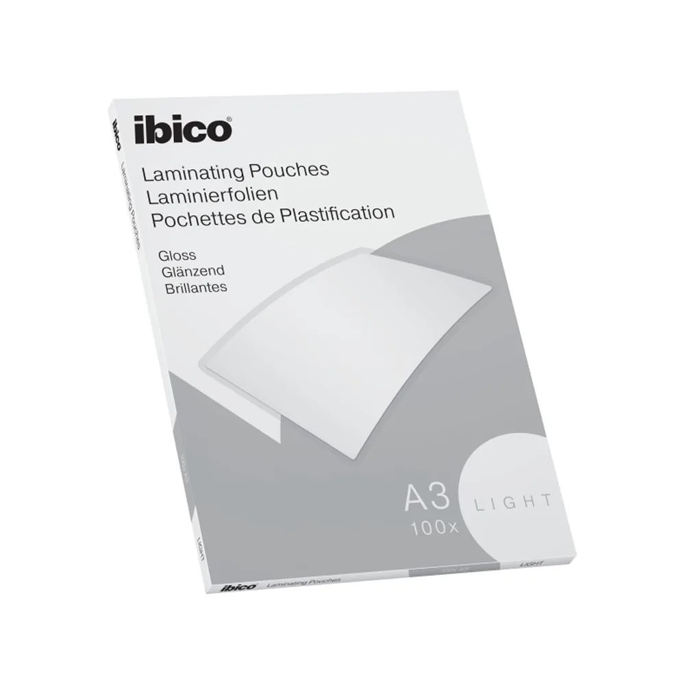 Bolsa de Plastificar Ibico DIN A3 Light Caja de 100 Unidades